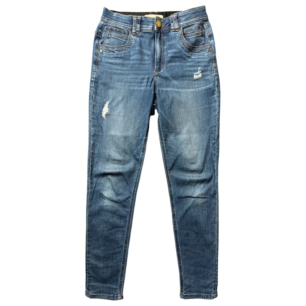 Democracy Jeans Womens 4 B2279KECCXX Blue Ab Solution Distressed Skinny
